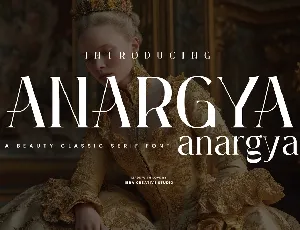 Anargya Personal Use font