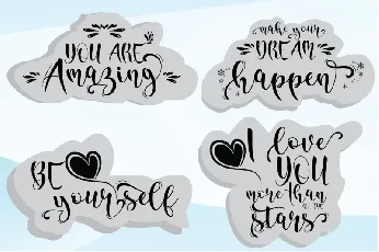 Hello Winter font