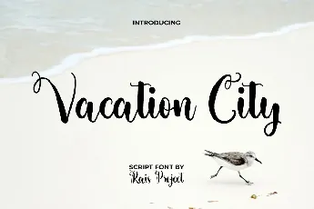 Vacation City font