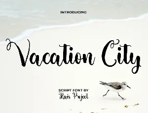 Vacation City font