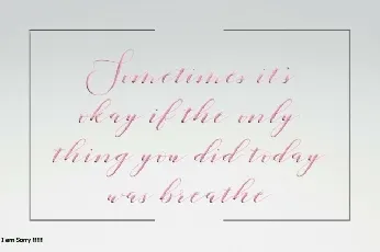 Lucinda Script font