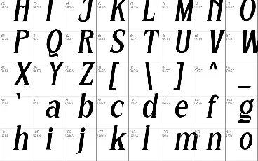 The Blowar font