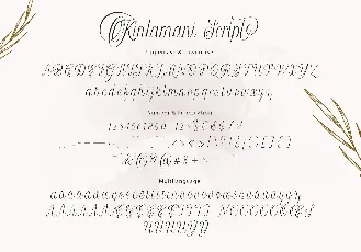 Kintamani font