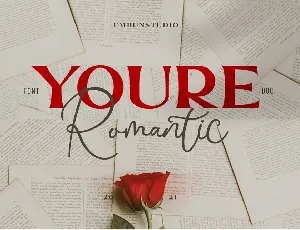 Youre Romantic font