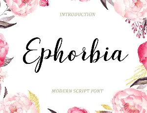 Ephorbia font