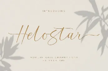 Helostar font