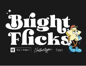 Bright Flicks font