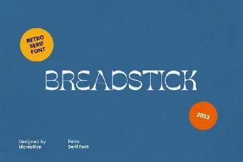 Breadstick font