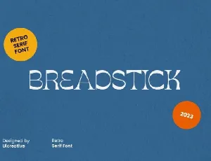 Breadstick font