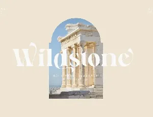 Wildstone font