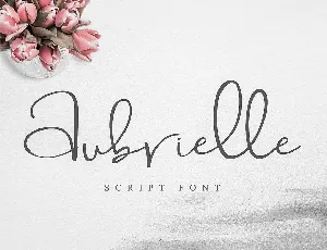 Aubrielle Script font