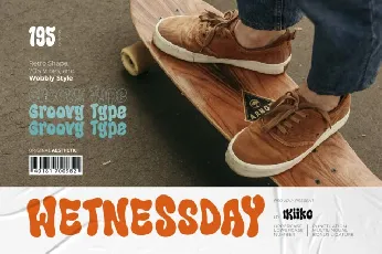 Wetnessday font