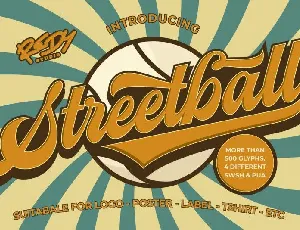 Streetball Vintage font