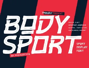 Bodysport font