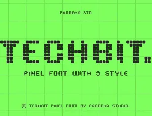 Techbit font