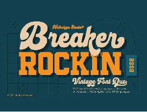 Breaker Rockin font