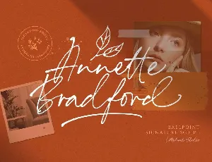 Annette Bradford font