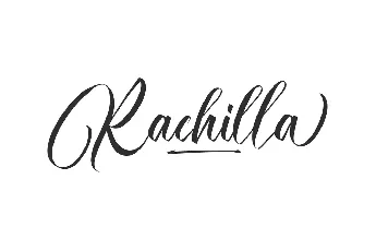 Rachilla Demo font