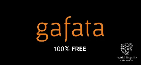 Gafata font