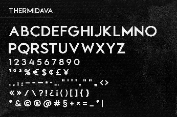 Thermindava font