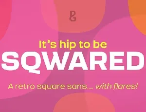 Sqwared Family font