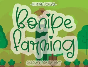 Bonipe Farming font