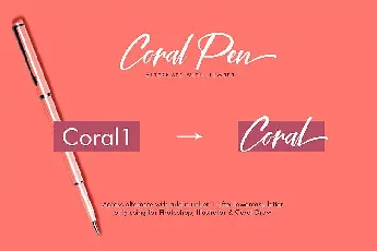 Coral Pen Script font