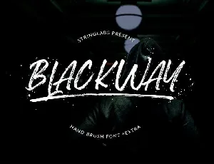 Blackway font