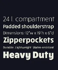 Rucksack Typefamily font