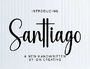 Santtiago font