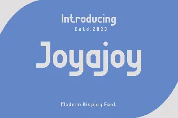 Joyajoy font