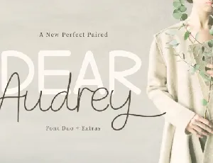 Dear Audrey Duo font