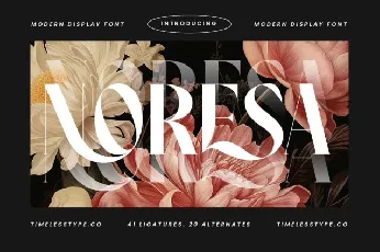 Noresa font