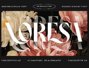 Noresa font