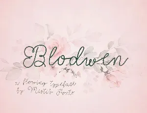 Blodwen font