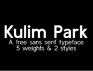 Kulim Park font