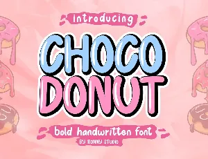 CHOCO DONUT font