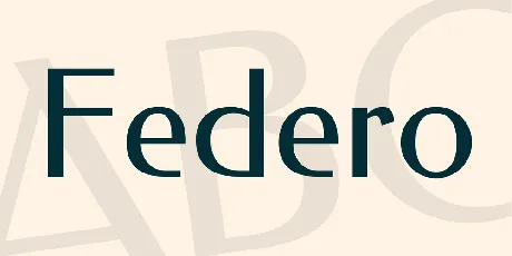 Federo font