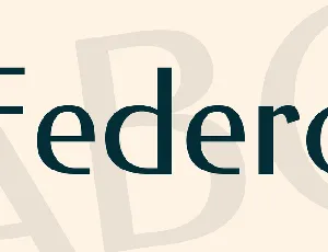 Federo font