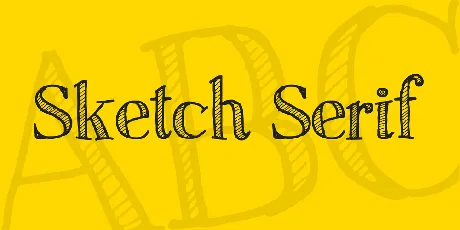 Sketch Serif font