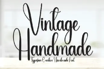 Vintage Handmade Script font