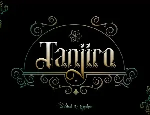 Tanjiro font