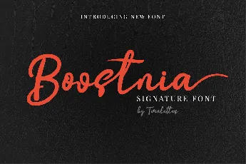 Boostnia font