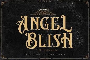 Angel Blish Typeface font