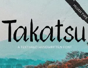 Takatsu Display font