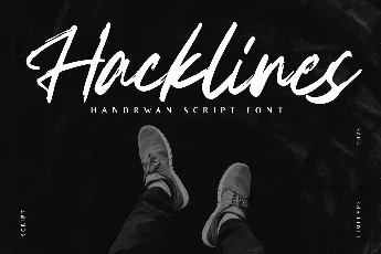 Hacklines DEMO font