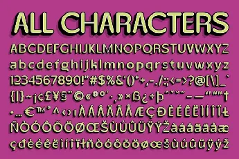 Berghan Rounded 3D font