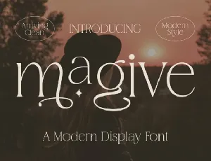 Magive font