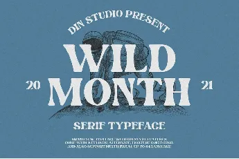 Wild Month font