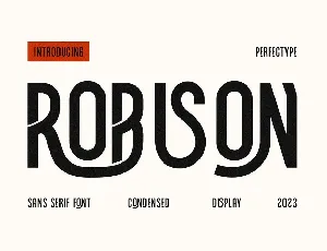 Robinson font